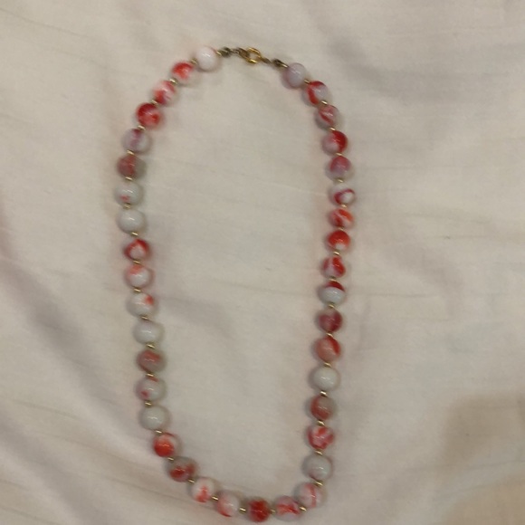 Bundle of Red balerina flat shoes with necklace - Picture 7 of 8